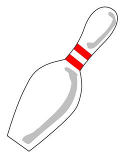 Bowling pin at perfect games